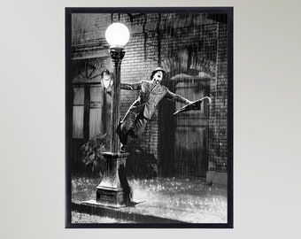 Singin’ In The Rain Gene Kelly Print Poster Vintage Picture Gift In Various Sizes Unframed