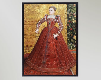 Elizabeth I (1567) Painting Print Poster Picture Gift In Various Sizes Unframed