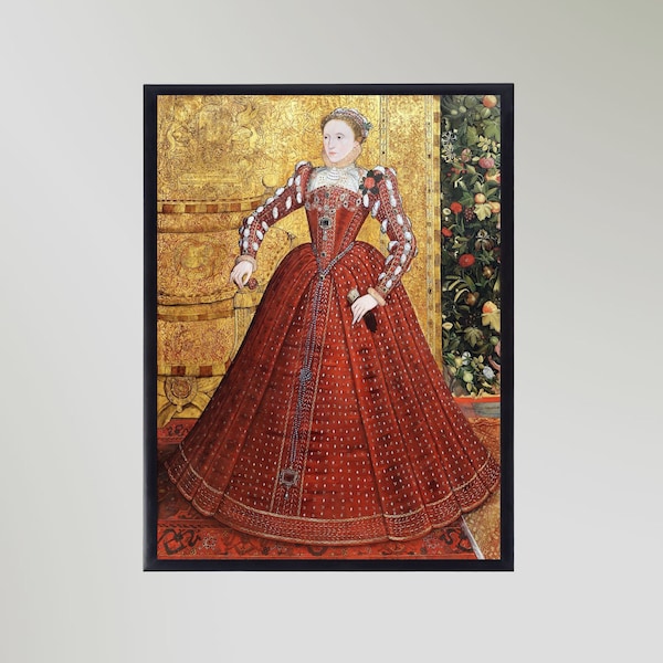 Elizabeth I (1567) Painting Print Poster Picture Gift In Various Sizes Unframed