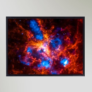 Image Of A Nebula, Original By NASA Poster Wall Print Gift In Various Sizes Unframed