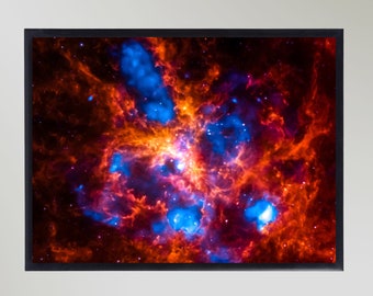 Image Of A Nebula, Original By NASA Poster Wall Print Gift In Various Sizes Unframed