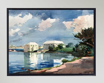 Salt Kettle, Bermuda (1899) By Winslow Homer Painting Print Poster Picture Wall Art In Various Sizes Unframed