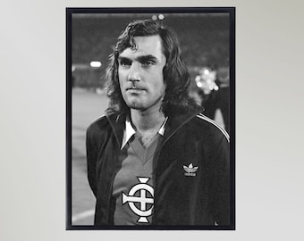George Best Print Poster Picture Gift In Various Sizes Unframed