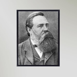 Friedrich Engles Druck Poster Bild Geschenk In Verschiedenen Größen Ungerahmt
