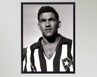 Garrincha Print Poster Bild Geschenk Wandkunst in verschiedenen Größen Ungerahmt