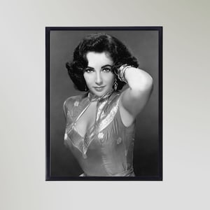 Elizabeth Taylor (1950’s) Print Poster Vintage Picture Gift In Various Sizes Unframed