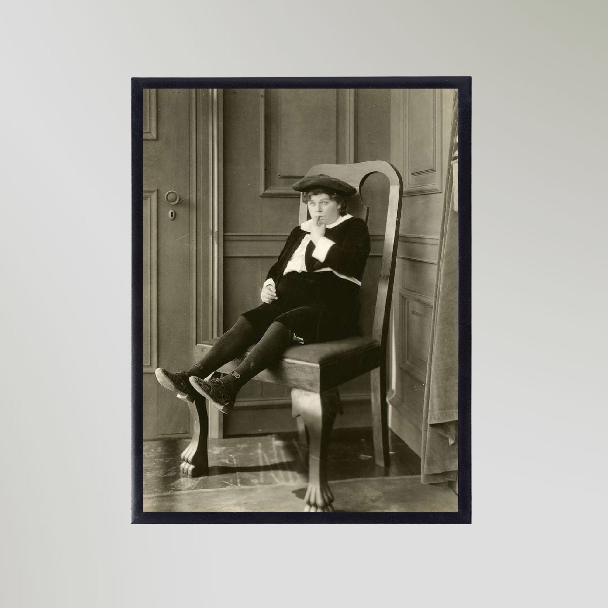Roscoe ‘Fatty Arbuckle’ In Silent Film Print Poster Vintage Picture Gift In Various Sizes Unframed