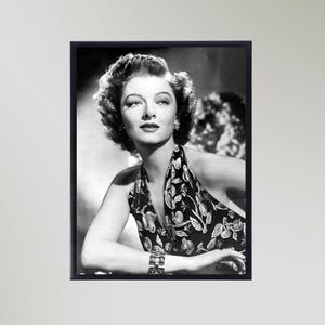 Myrna Loy (1941) Print Poster Picture Gift Wall Art In Various Sizes Unframed
