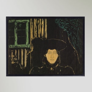 Moonlight (1896) By Edvard Munch Painting Print Poster Picture Wall Art In Various Sizes Unframed