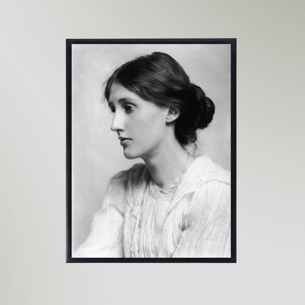 Virginia Woolf (1902) Poster Wall Art Vintage Print Gift In Various Sizes Unframed