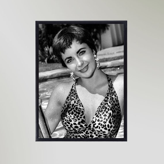 Elizabeth Taylor Print Poster Vintage Picture Gift in Various