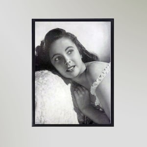 Elizabeth Taylor (1950’s) Print Poster Vintage Picture Gift In Various Sizes Unframed