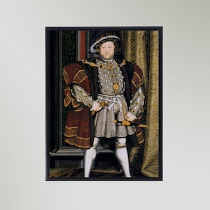 Henry VIII (Circa 1491-1547) Print Poster Picture Gift In Various Sizes Unframed