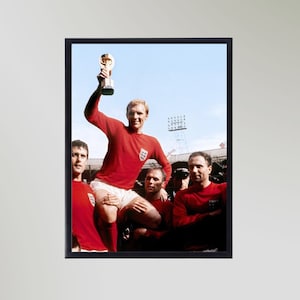 Bobby Moore England World Cup 1966 Poster Picture Gift In Various Sizes Unframed