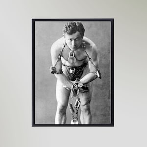 Harry Houdini Print Poster Picture Gift In Various Sizes Unframed