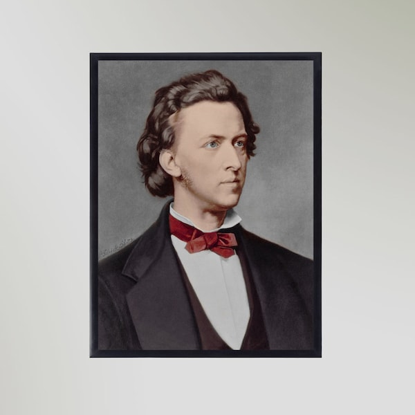 Frederic Chopin Print Poster Painting Picture Gift In Various Sizes Unframed