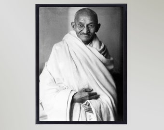Mahatma Gandhi Print Poster Photo Cadeau en différentes tailles sans cadre
