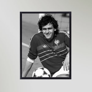 Michel Platini Print Poster Picture Gift In Various Sizes Unframed