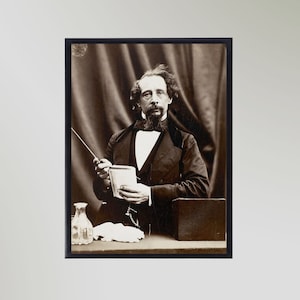 Charles Dickens Print Poster Picture Gift In Various Sizes Unframed