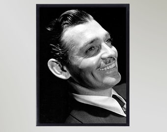 Clark Gable Print Poster Picture Gift In Various Sizes Unframed