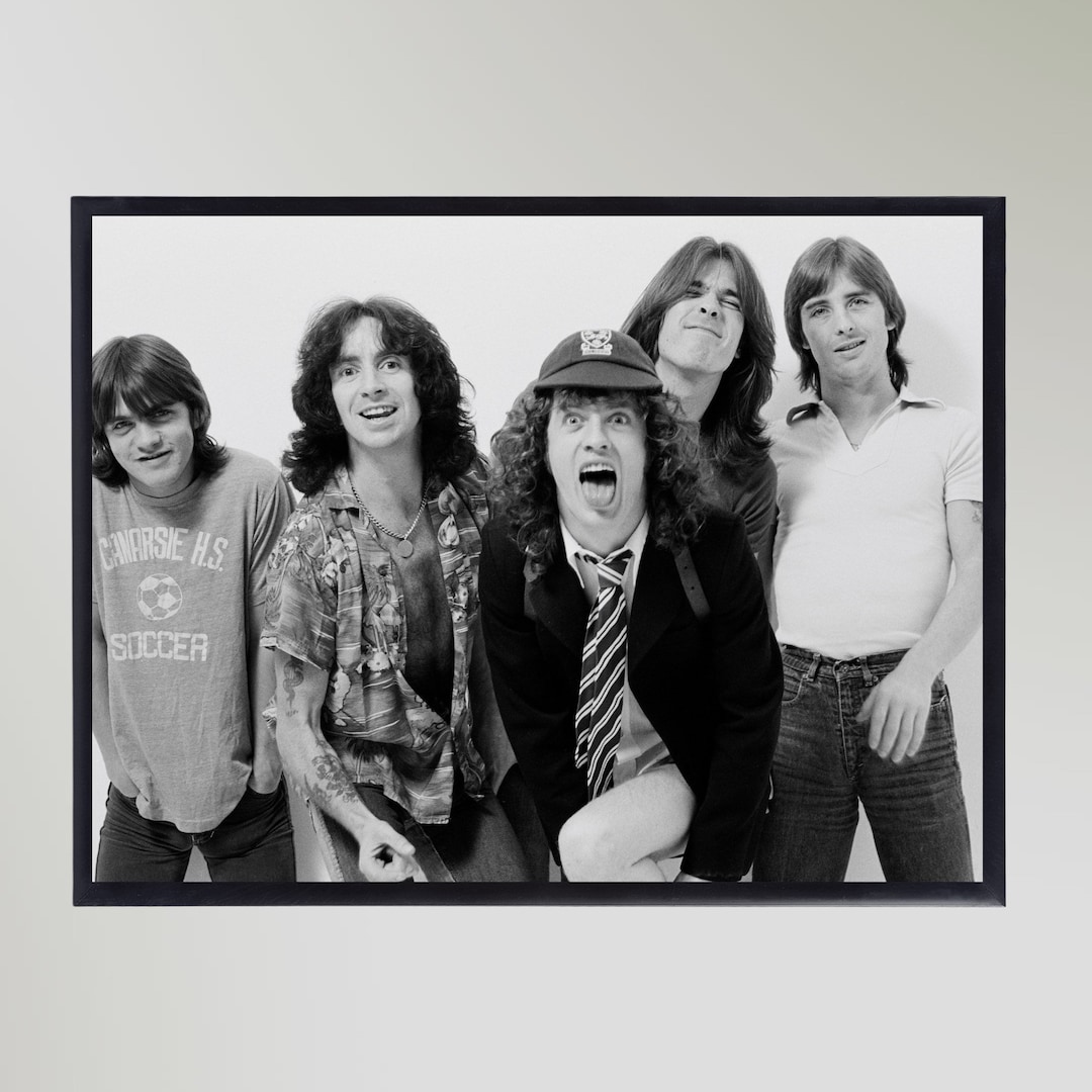 AC / DC Imprimir Poster Picture Gift en varios tamaños sin - Etsy México