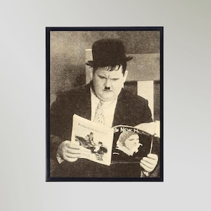 Oliver Hardy (1930) Print Poster Picture Gift In Various Sizes Unframed