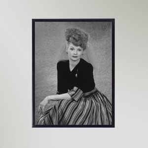 Lucille Ball (1944) Print Poster Picture Gift Wall Art In Various Sizes Unframed