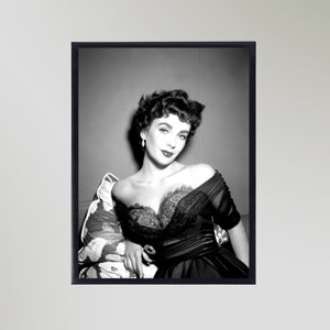 Elizabeth Taylor Print Poster Vintage Picture Gift In Various Sizes Unframed