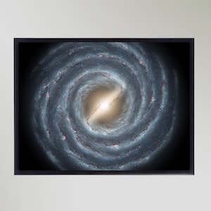Die Milchstraße Galaxie Weltraum Astronomie Poster Wand Druck Geschenk in verschiedenen Größen ungerahmt
