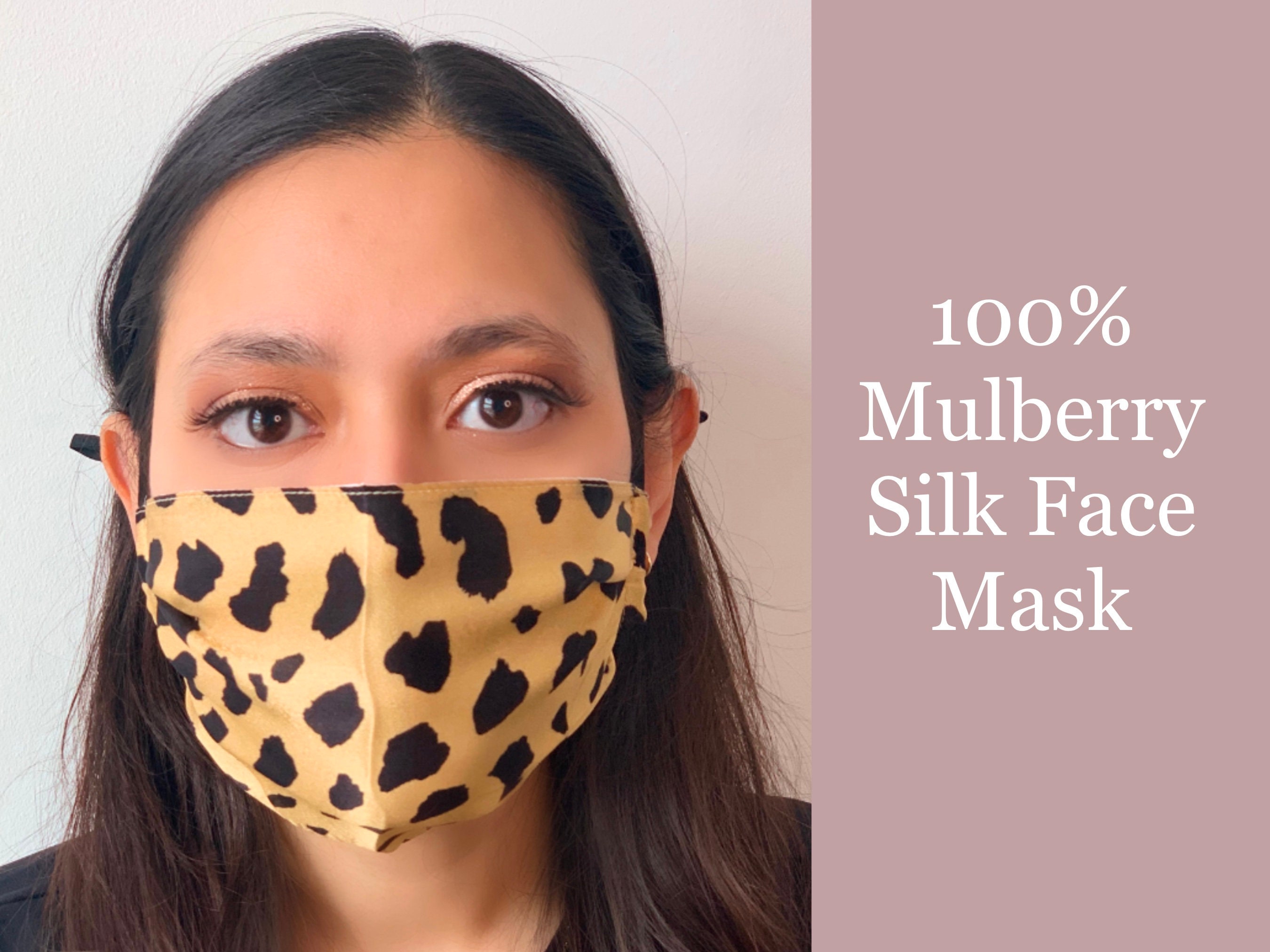 Super Soft Pure Silk Face MaskDouble Layered MaskAdjustable Etsy
