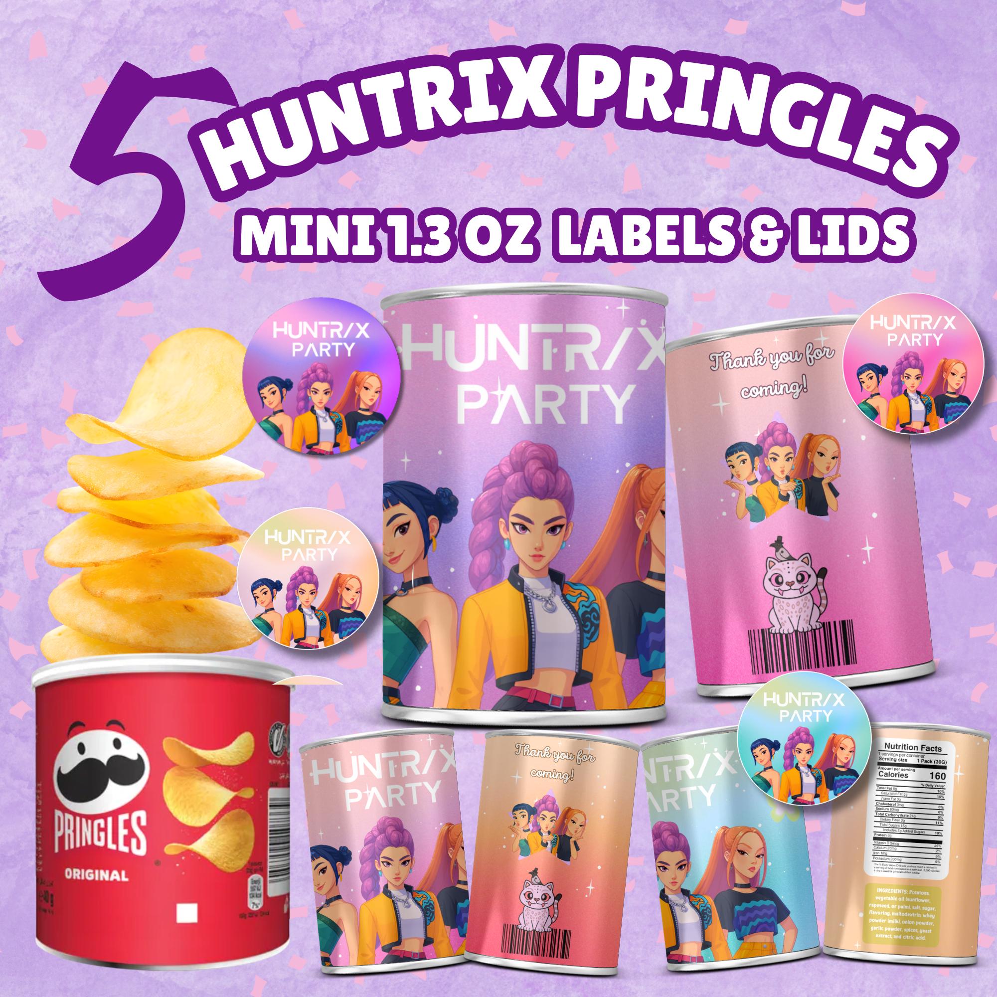 PRINCE DEMOS 1980-1994 CDセット缶ケース入り Kpop Demon Hunters Pringles Can Wrap, Printable Huntrix Birthday