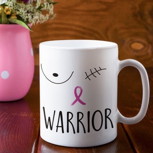 Câncer de mama, sobrevivente do câncer, caneca positiva para o corpo, caneca de lembrete diário, caneca de afirmação, caneca de amor próprio, caneca de vibrações positivas, caneca motivacional