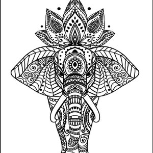 Mandala Animal Coloring Pages