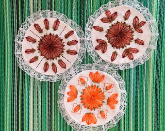 Servilletas para Bordar a Mano Mexicanas Con Dibujo  Servilletas mexicanas  con dibujo para bordado a mano (flores 1) : : Hogar y Cocina