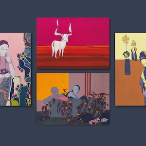 Omani Frei Postkarten-Set II