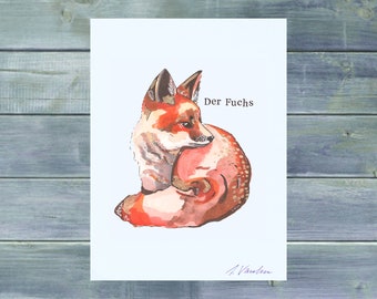 The Fox - Art Print