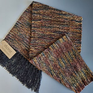 Handwoven Serengeti Rayon Chenille Scarf