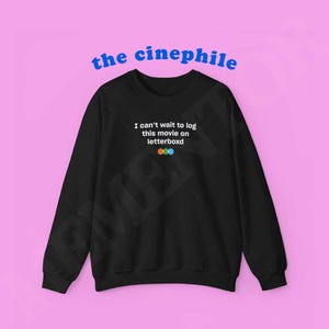 Non vedo l'ora di registrare questo film su letterboxd, regalo perfetto per gli appassionati di cinema, abbigliamento comodo, ottimo per le serate cinema, stile casual, Letterboxd