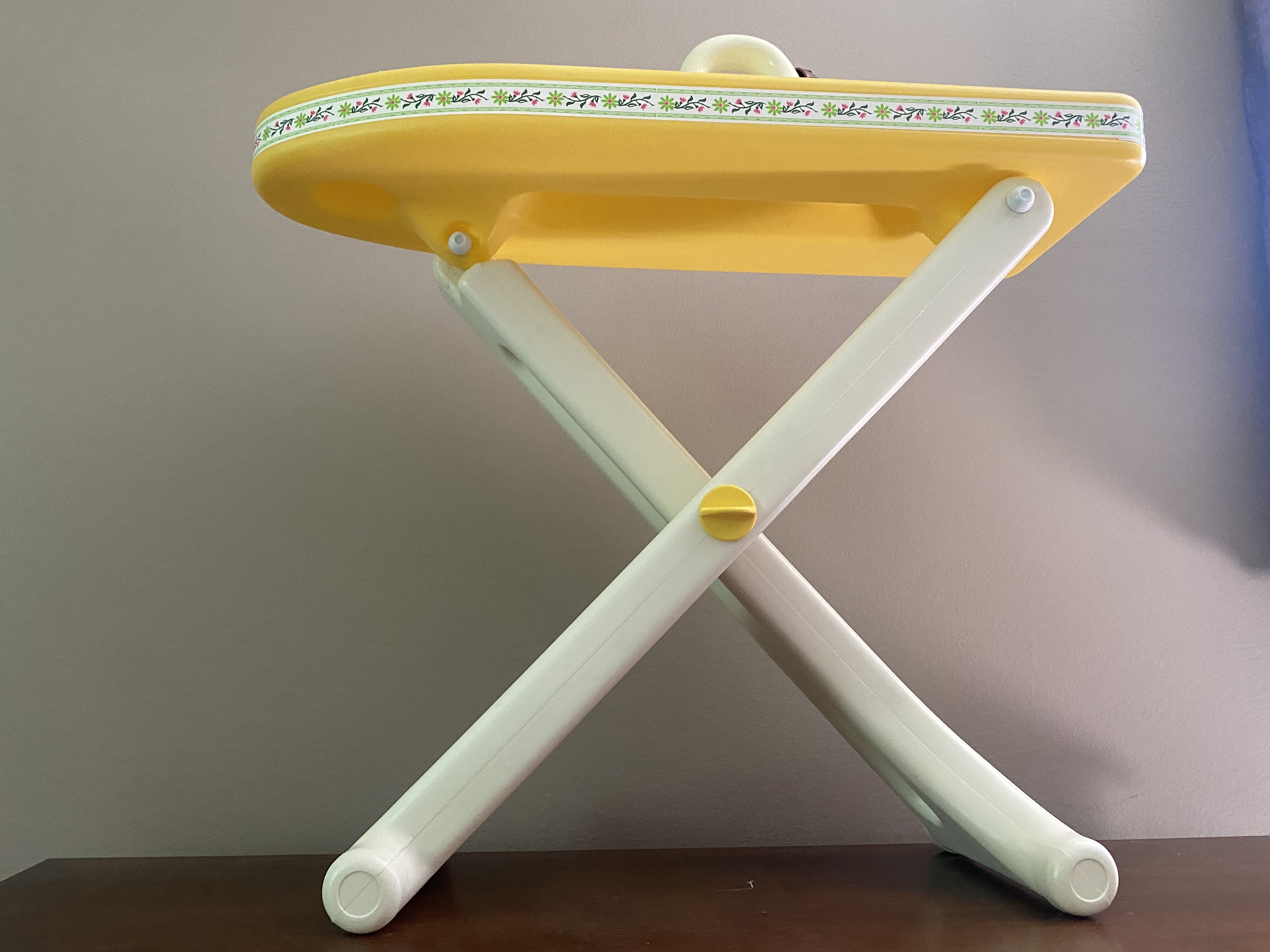 Vintage Little Tikes 1970s Kids Pretend Play Ironing Board and Iron