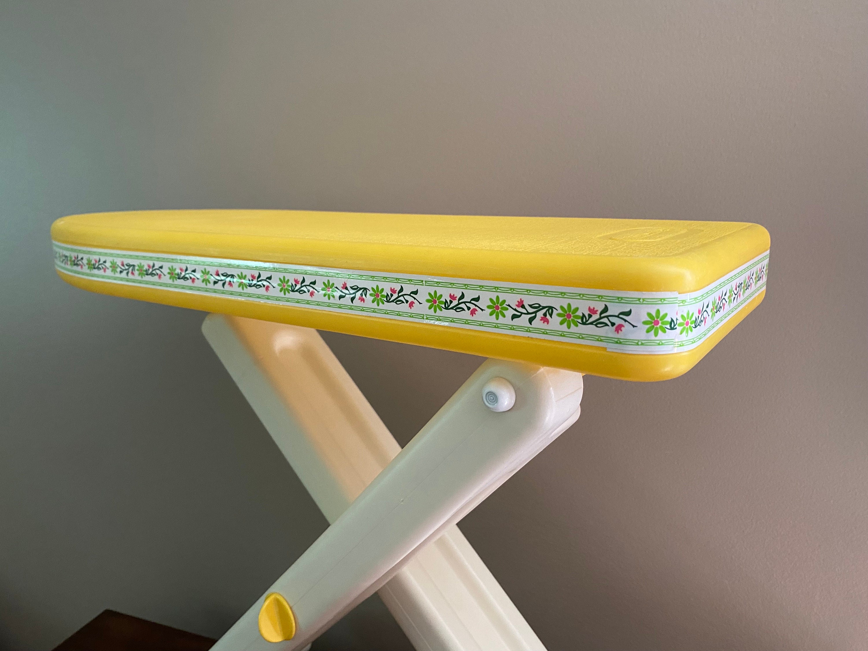 Vintage Little Tikes 1970s Kids Pretend Play Ironing Board and Iron