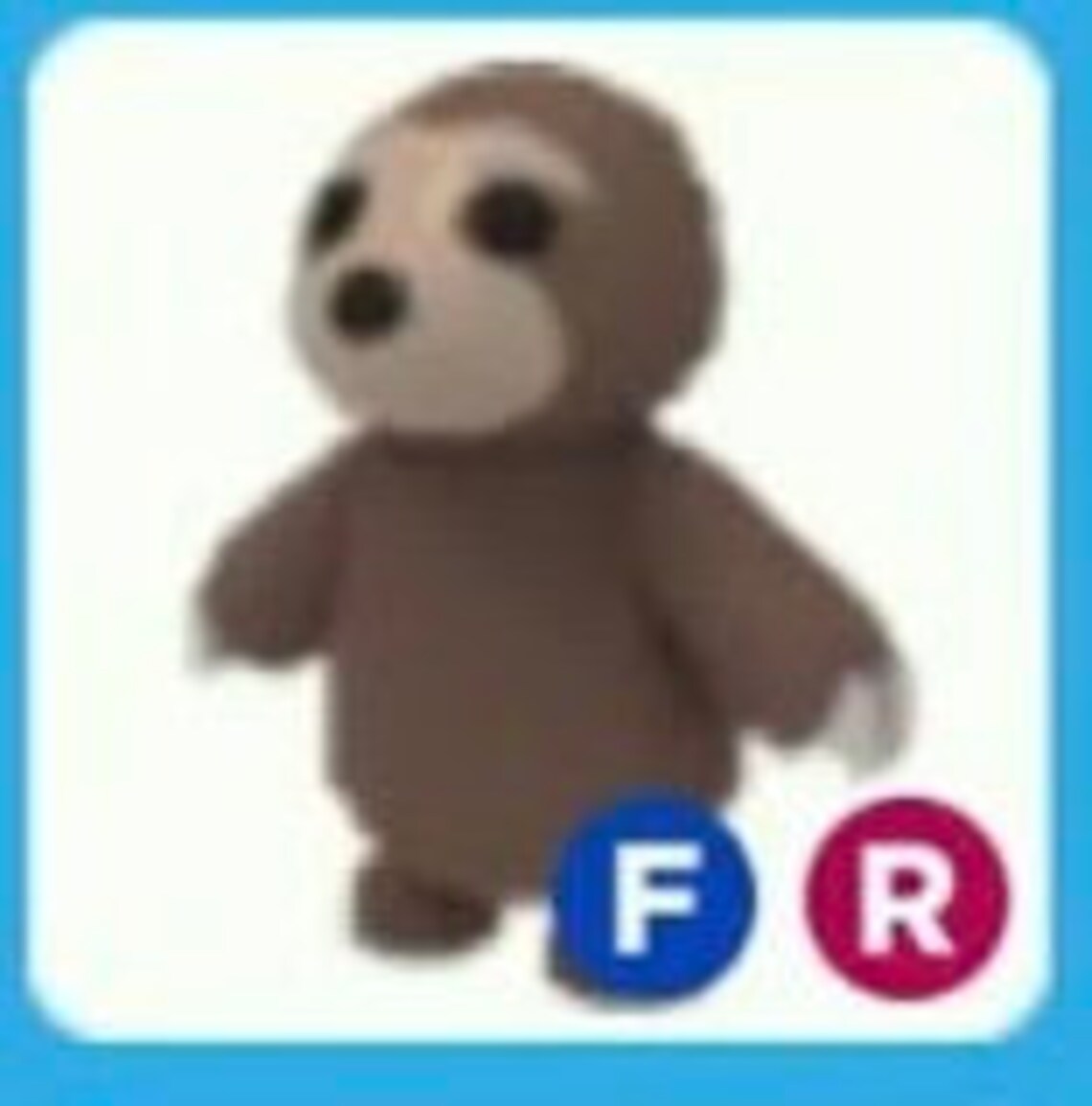 Adopt me Fly and Ride Sloth | Etsy