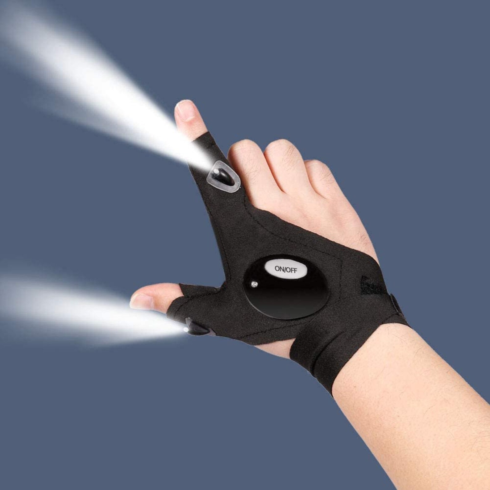 LED Gloves Flashlight Gloves Finger Lights Gloves Night Etsy