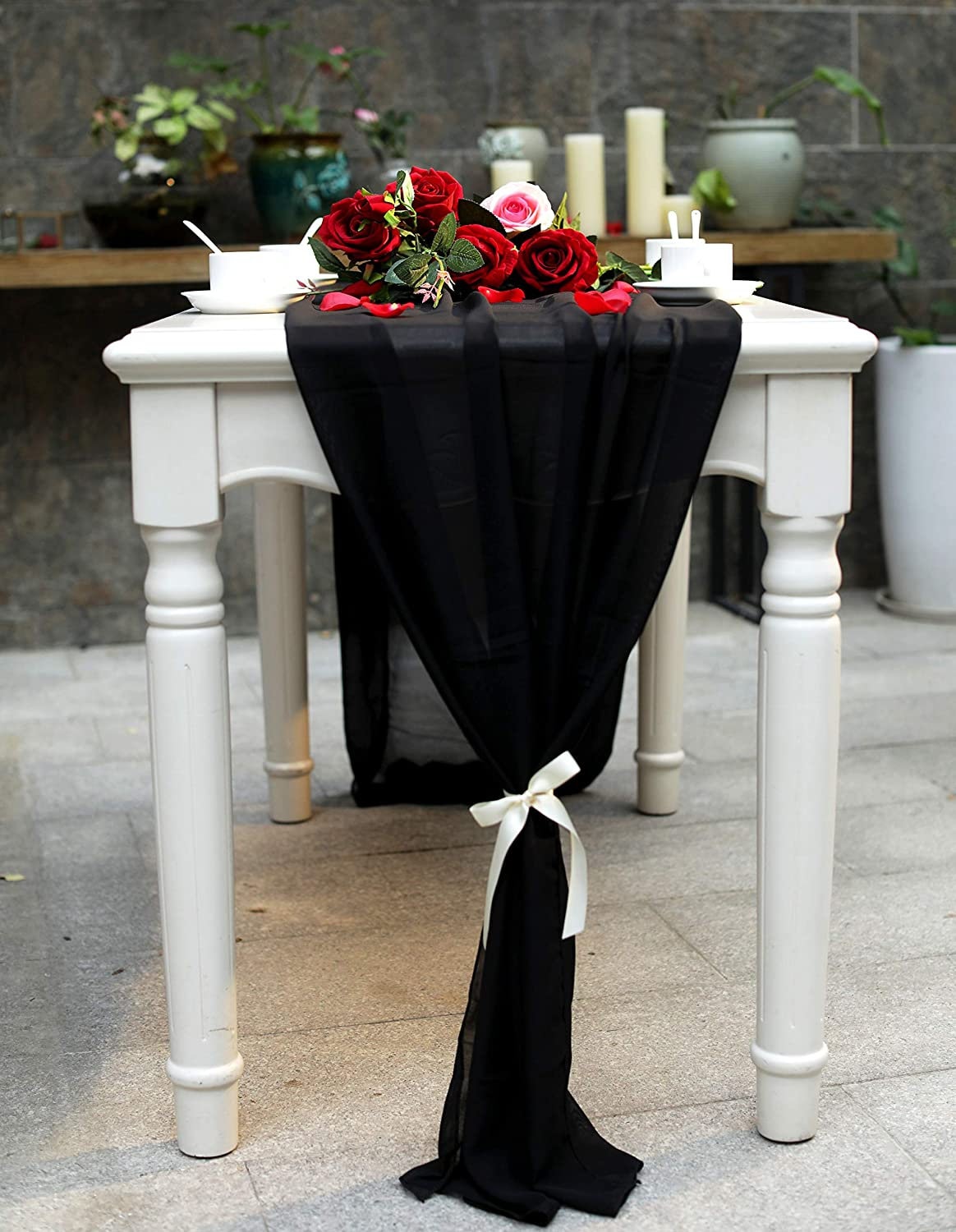 Chiffon Wedding Table Runners 11Ft 29 x 130 Inches for Etsy