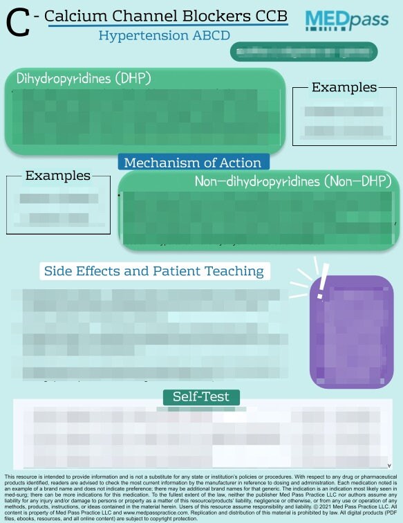 Pharmacology ABCD's of Hypertension Complete Bundle | Etsy España