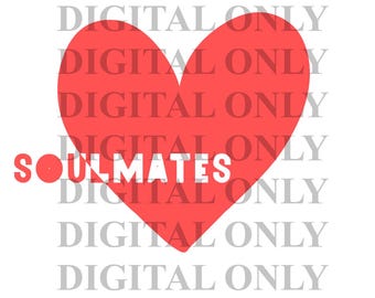 Downloadable PNG “SOULMATES”