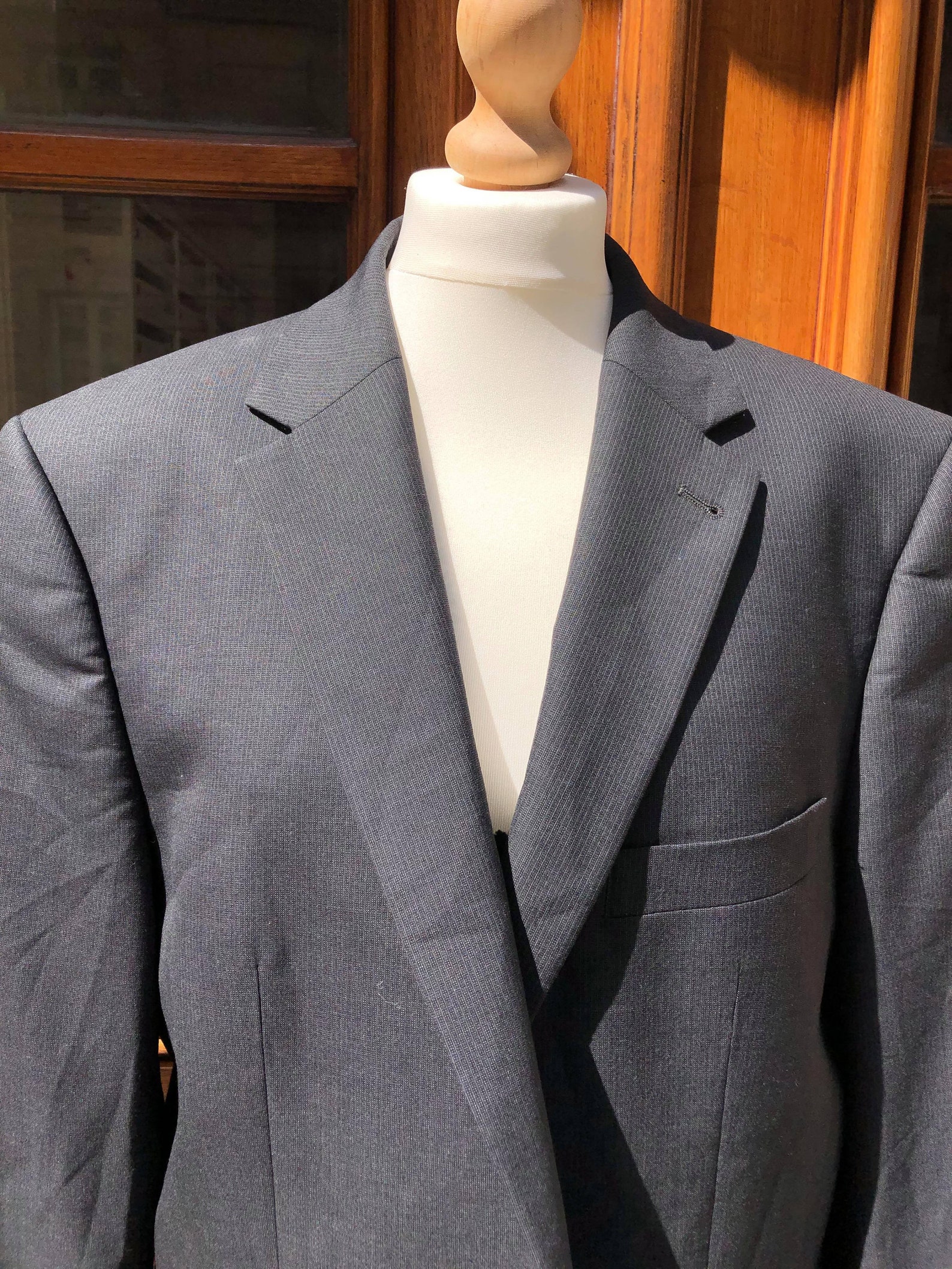 Vintage grey dad blazer | Etsy