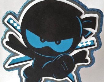 Ninja Birthday Cake topper