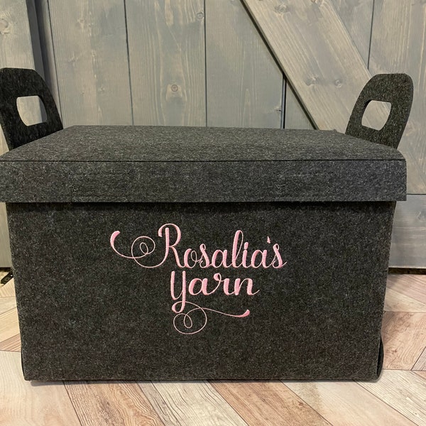 Storage Bin With Lid Etsy