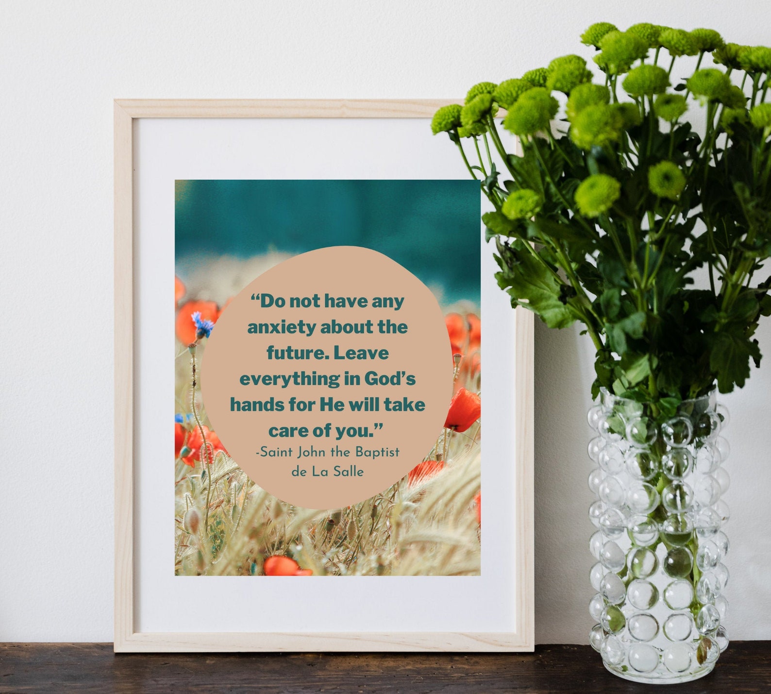 Saint John Baptiste de La Salle Quote Digital Download Etsy