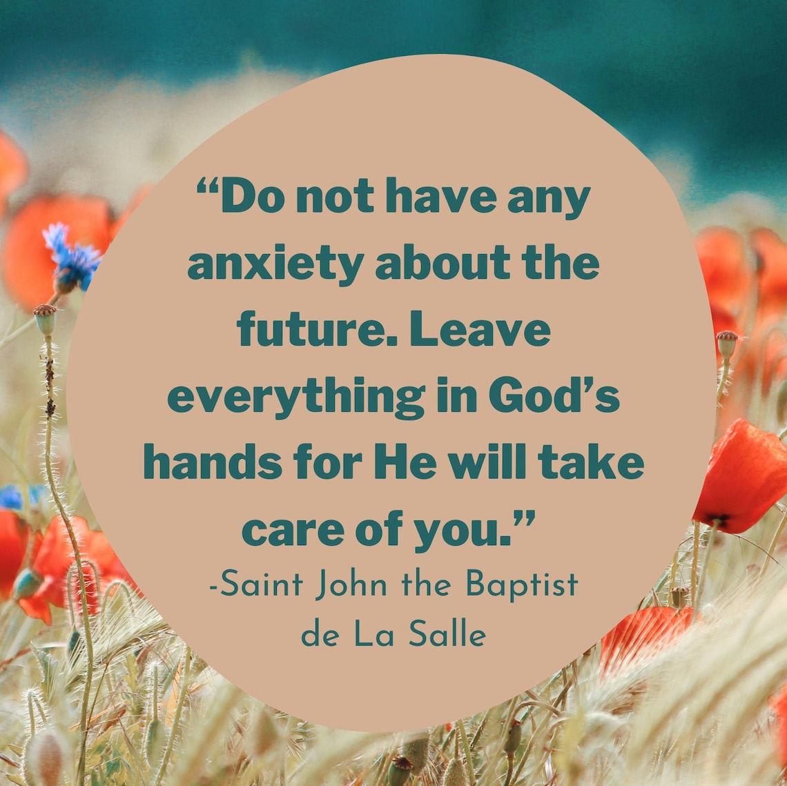 Saint John Baptiste de La Salle Quote Digital Download Etsy